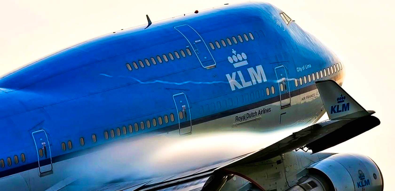 Aviationtag B747 KLM Ein echtes Stück Flugzeug